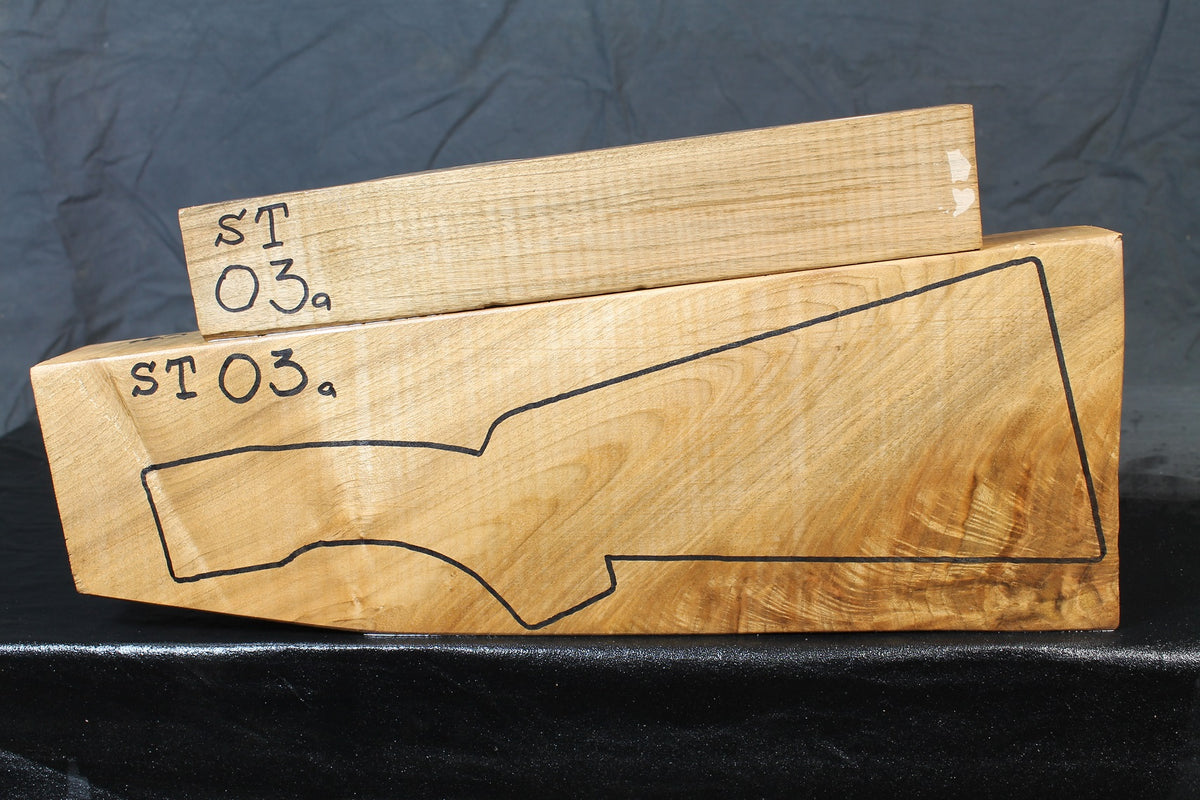 Shotgun Stock Blank Turkish Walnut Standard ST03