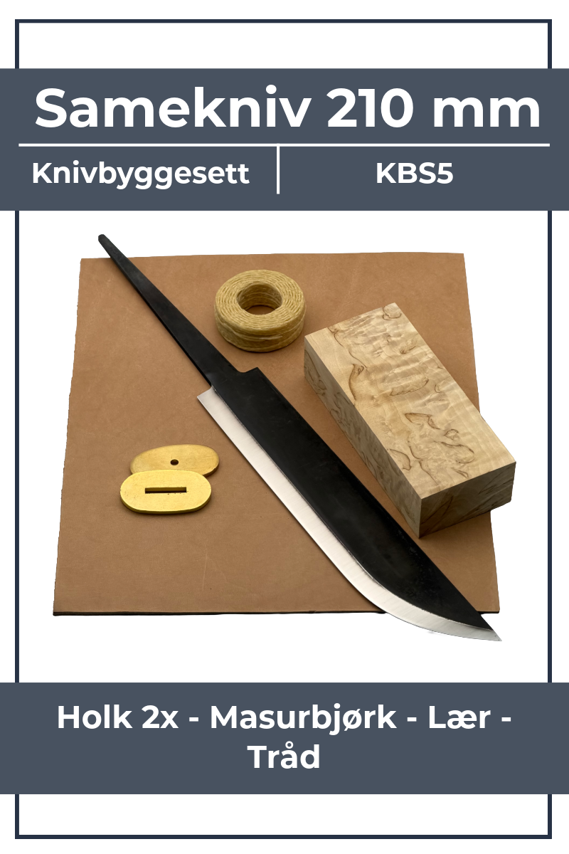 Knife making kit KBS5 - 210mm Sami knife Leuku