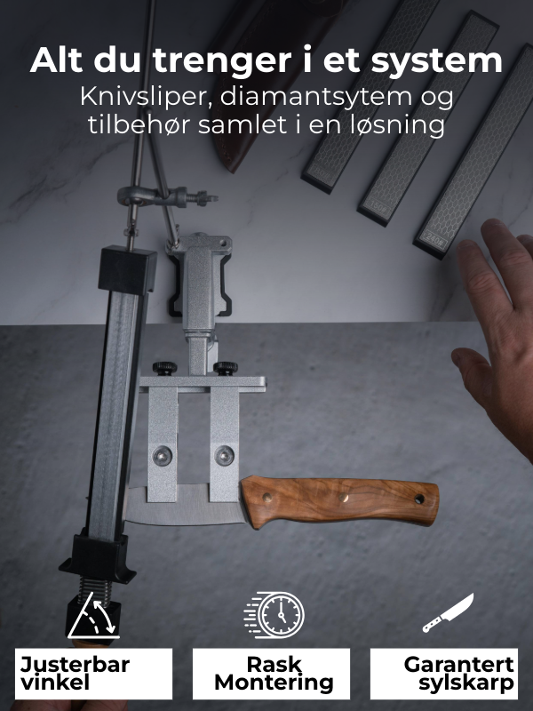 SwiftEdge Cross: Knife sharpening system with adjustable angle and diamond sharpening stones
