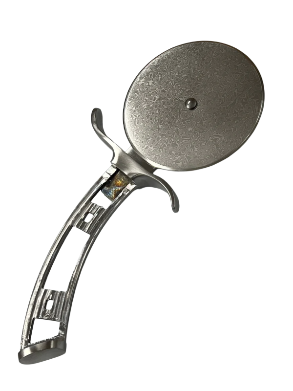 Pizza wheel - VG10 Damask Fulltang w/front and rear hub