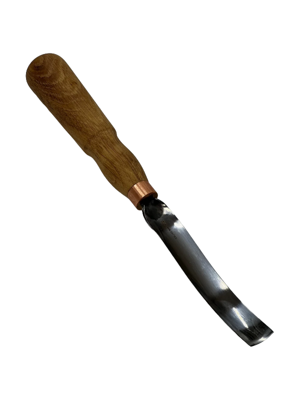 Wood carving chisel 130x22mm bent gouge