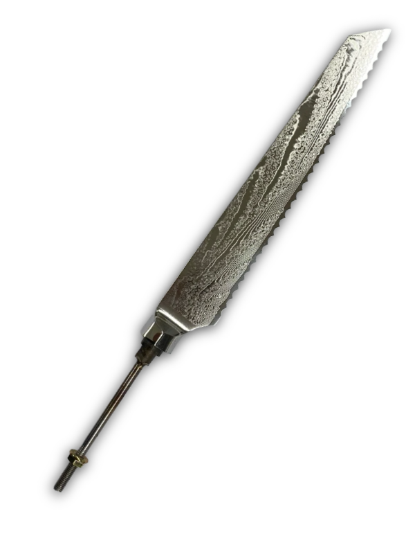 Bread knife blade - AUS10 Damask Chef's knife