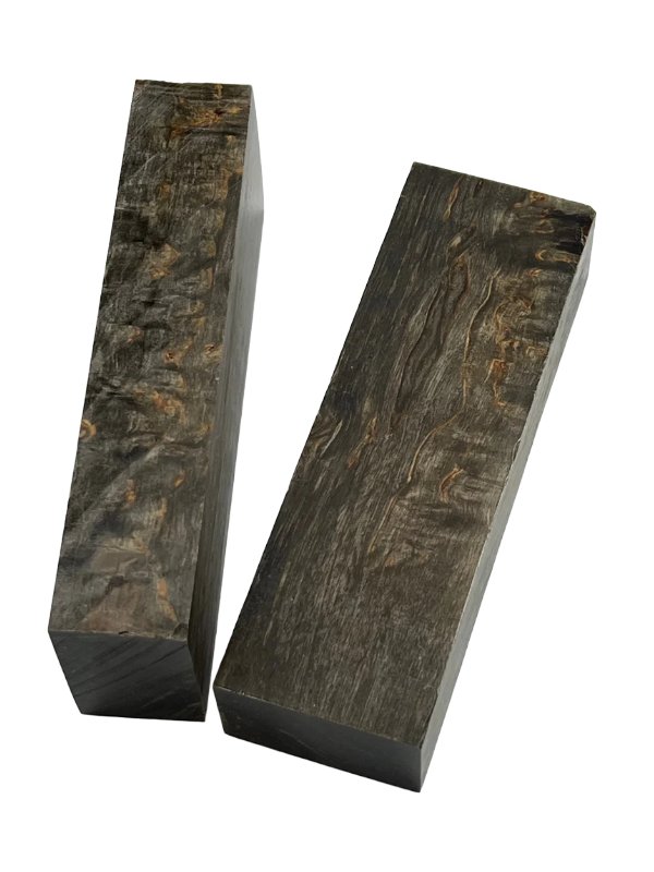 Masurbirk Black - Stabilized handle blank