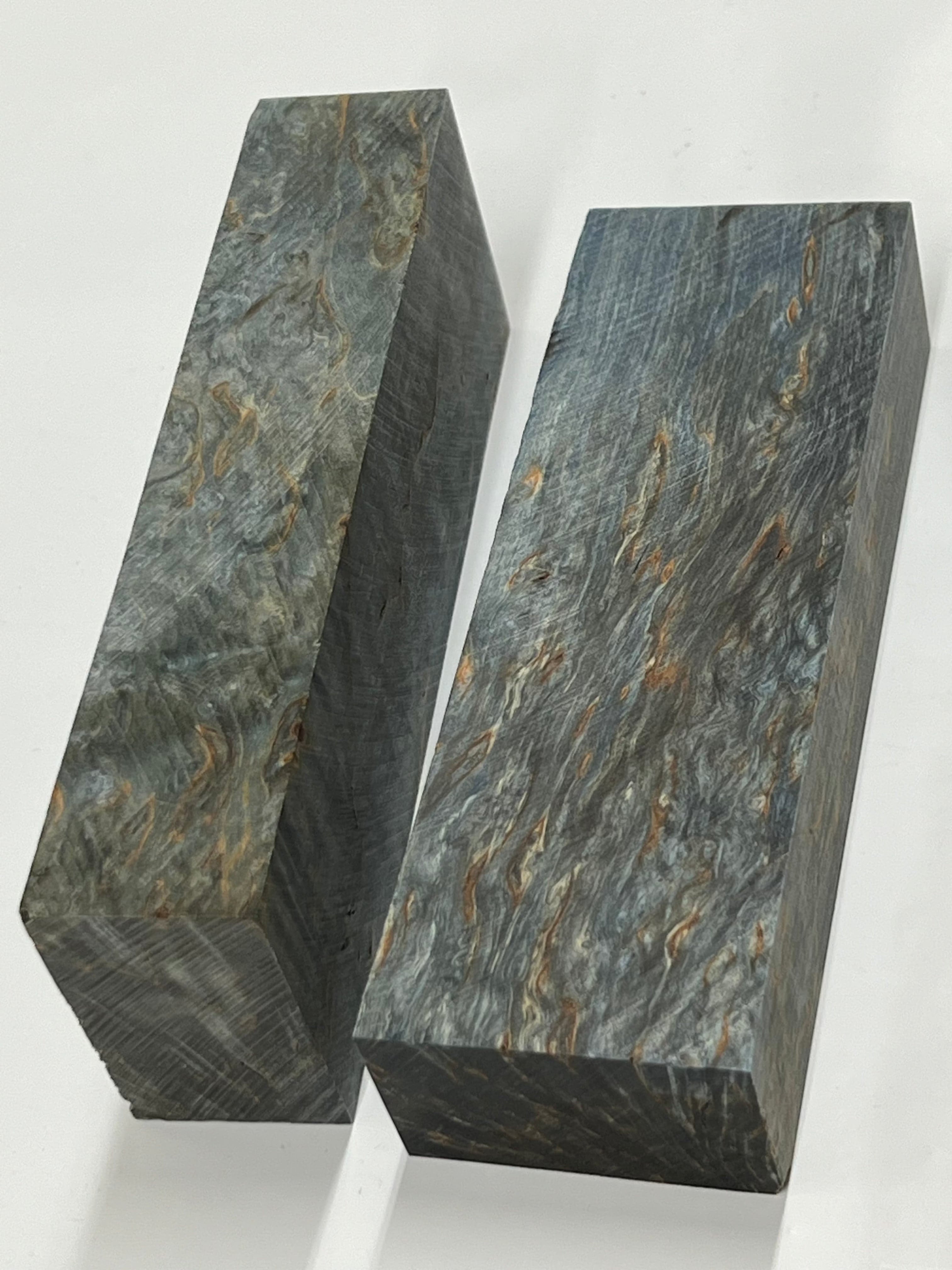 Masurbirk Blue - Stabilized handle blank