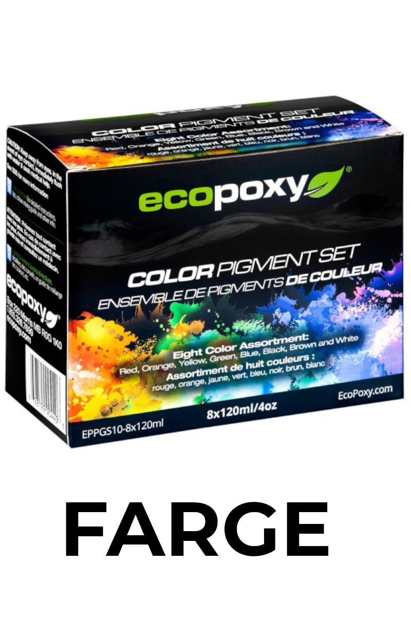 Color addition to epoxy - Ecopoxy Color Pigments