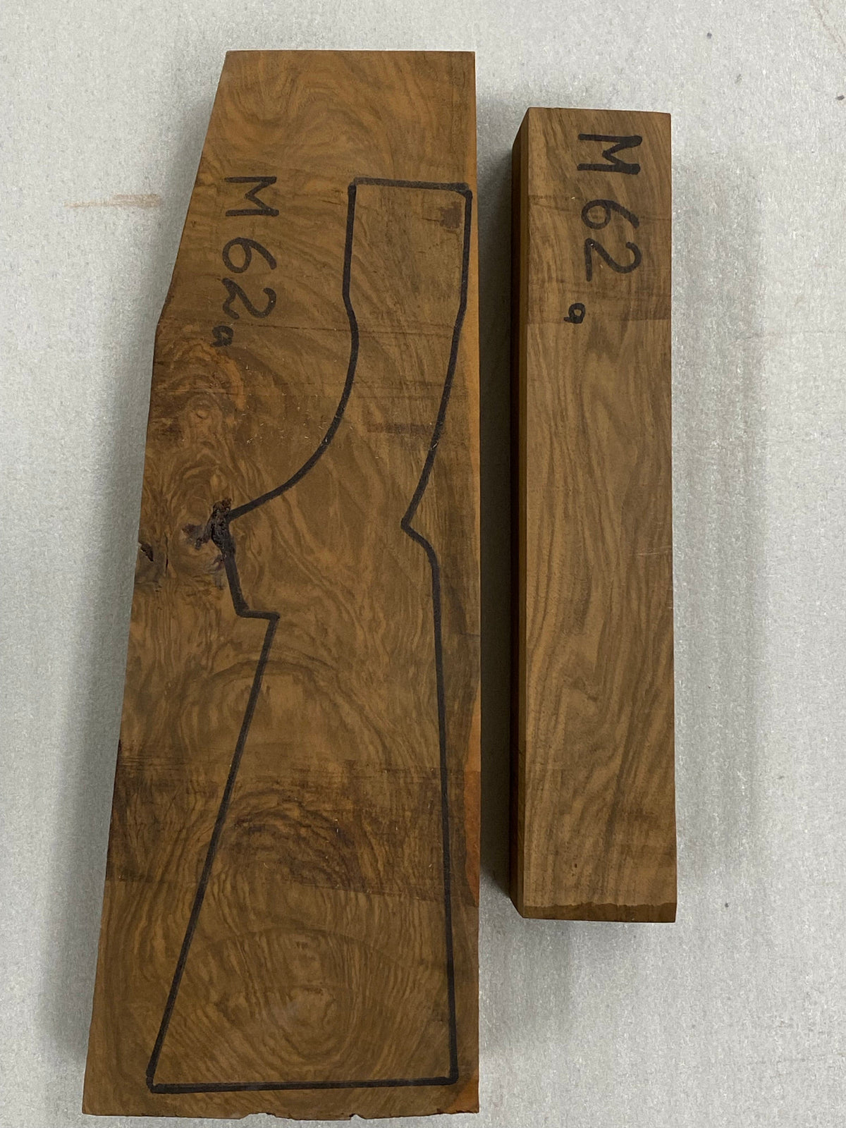 Shotgun Stock Blank Turkish Walnut Grade 4 M-62