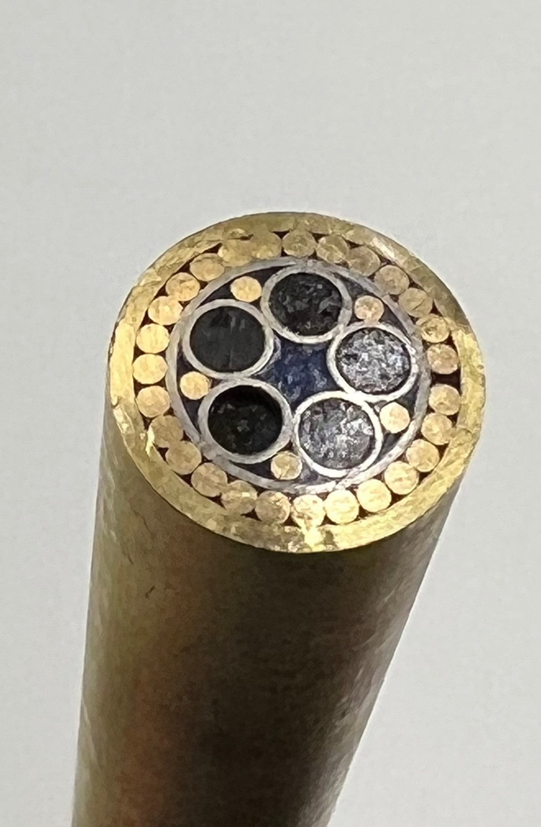 Mosaic pin 9.5mm Handle decoration