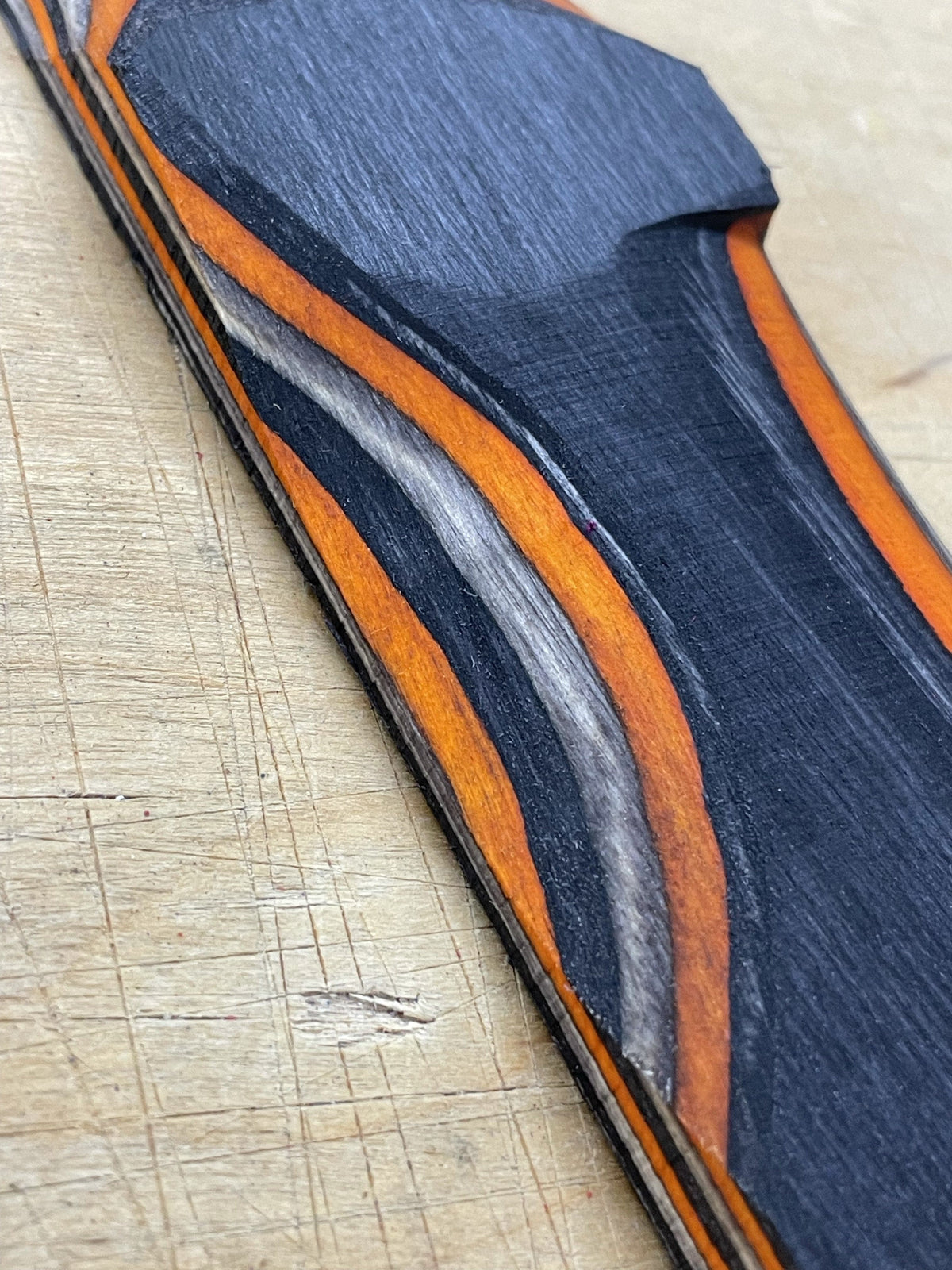 Lawood Plate - Laminated and colored handle blank
