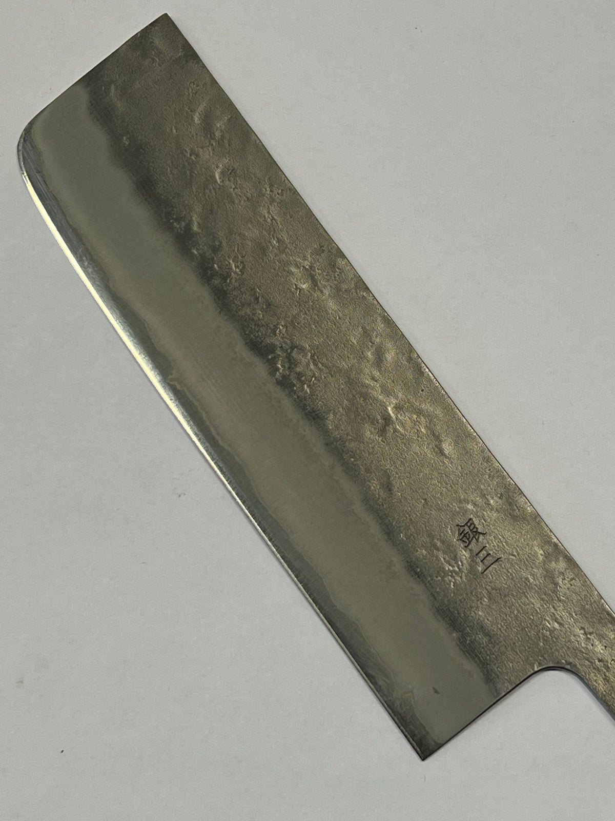 Nakiri 165 Silver3 Japanese hand-forged knife blade