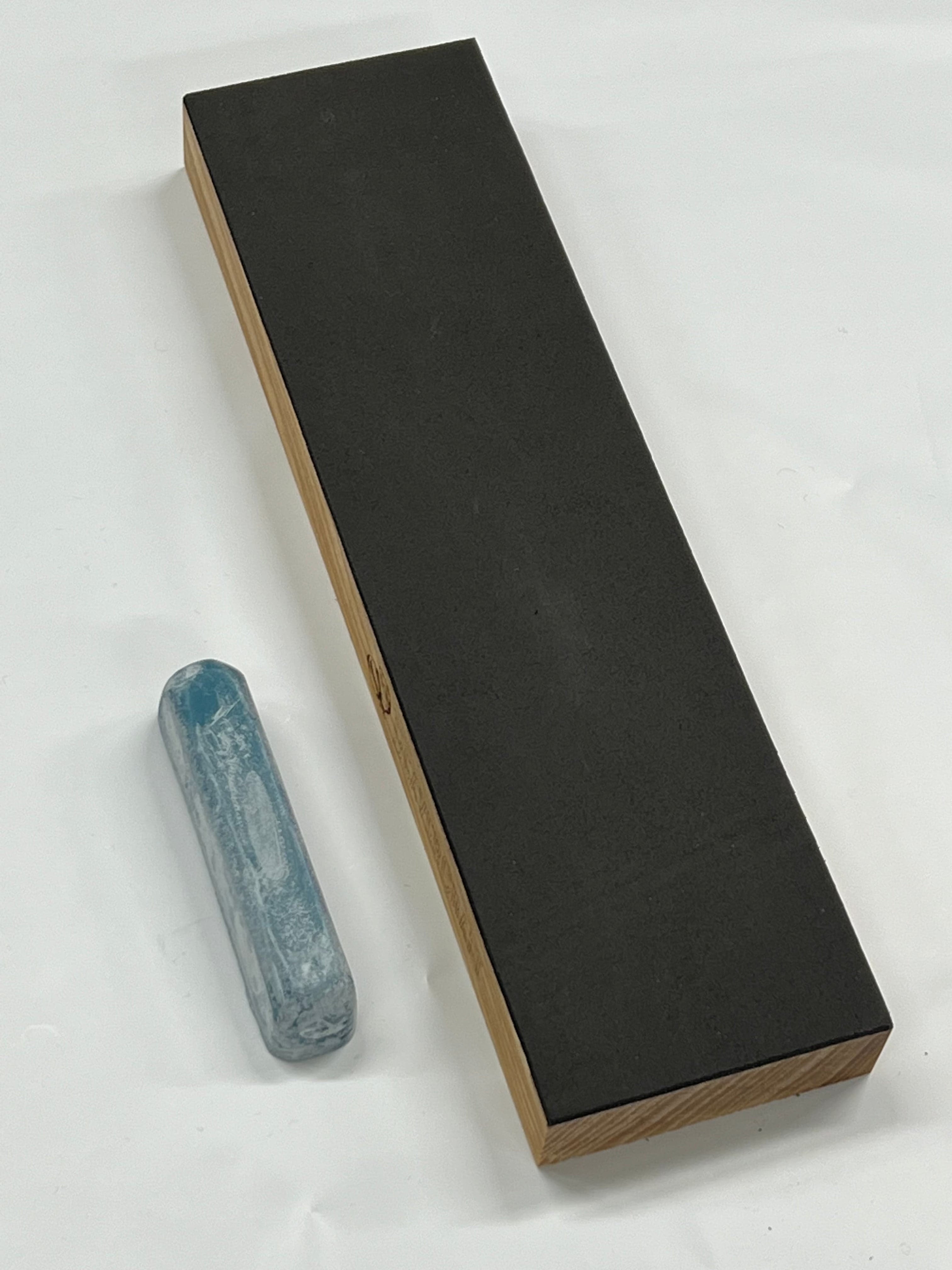 leather strop 225 x 65mm with stropping compound LS4CP1 