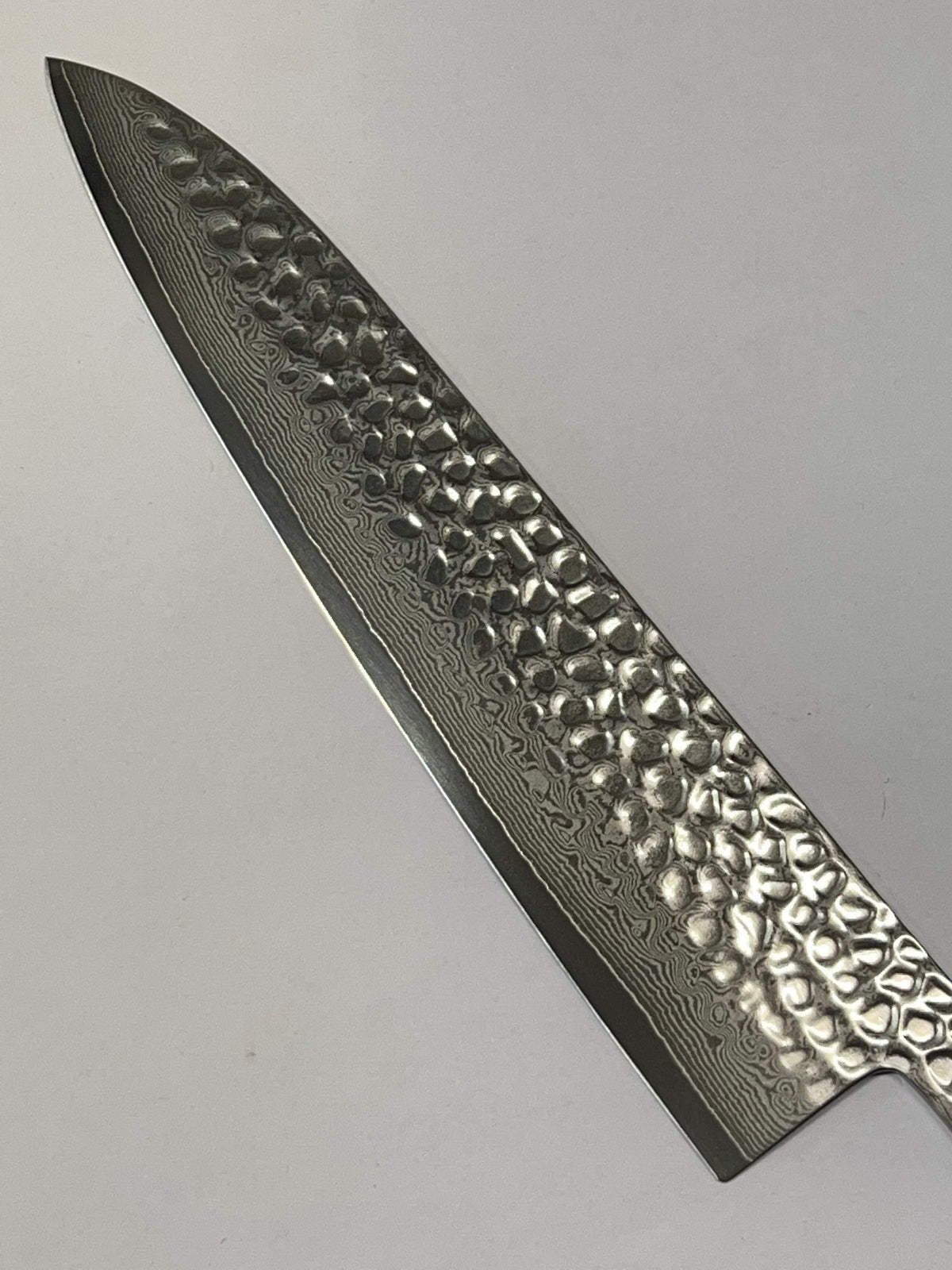 Gyuto 210 VG10 Damask Japanese hand-forged knife blade