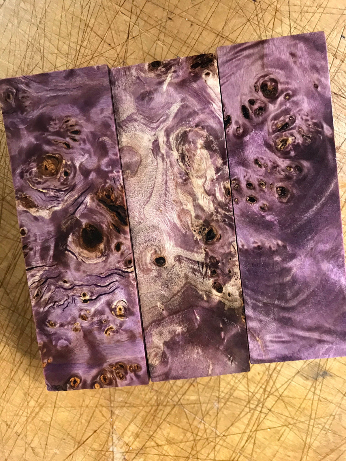 Poplar knot - Purple