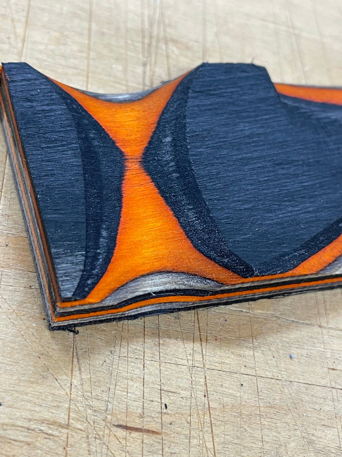 Lawood Blokk - Laminated and colored handle blank
