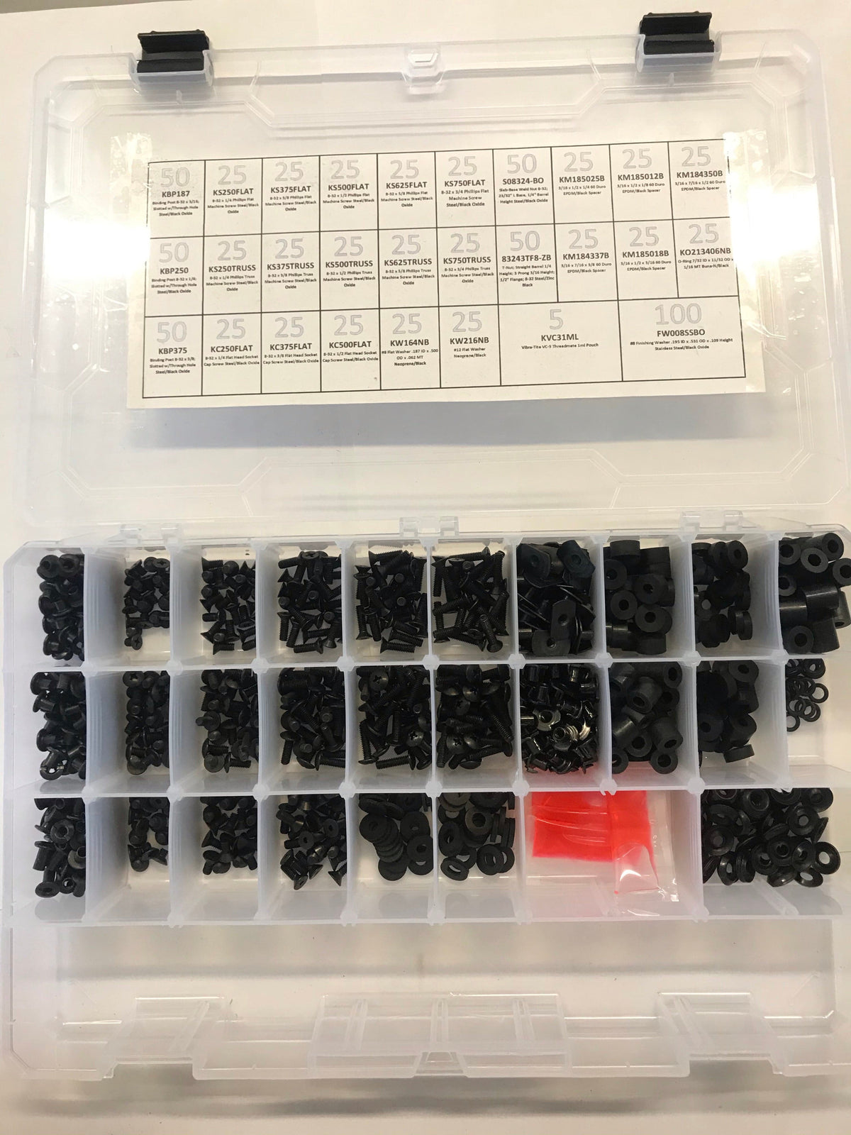 Hardware set for Kydex sheaths