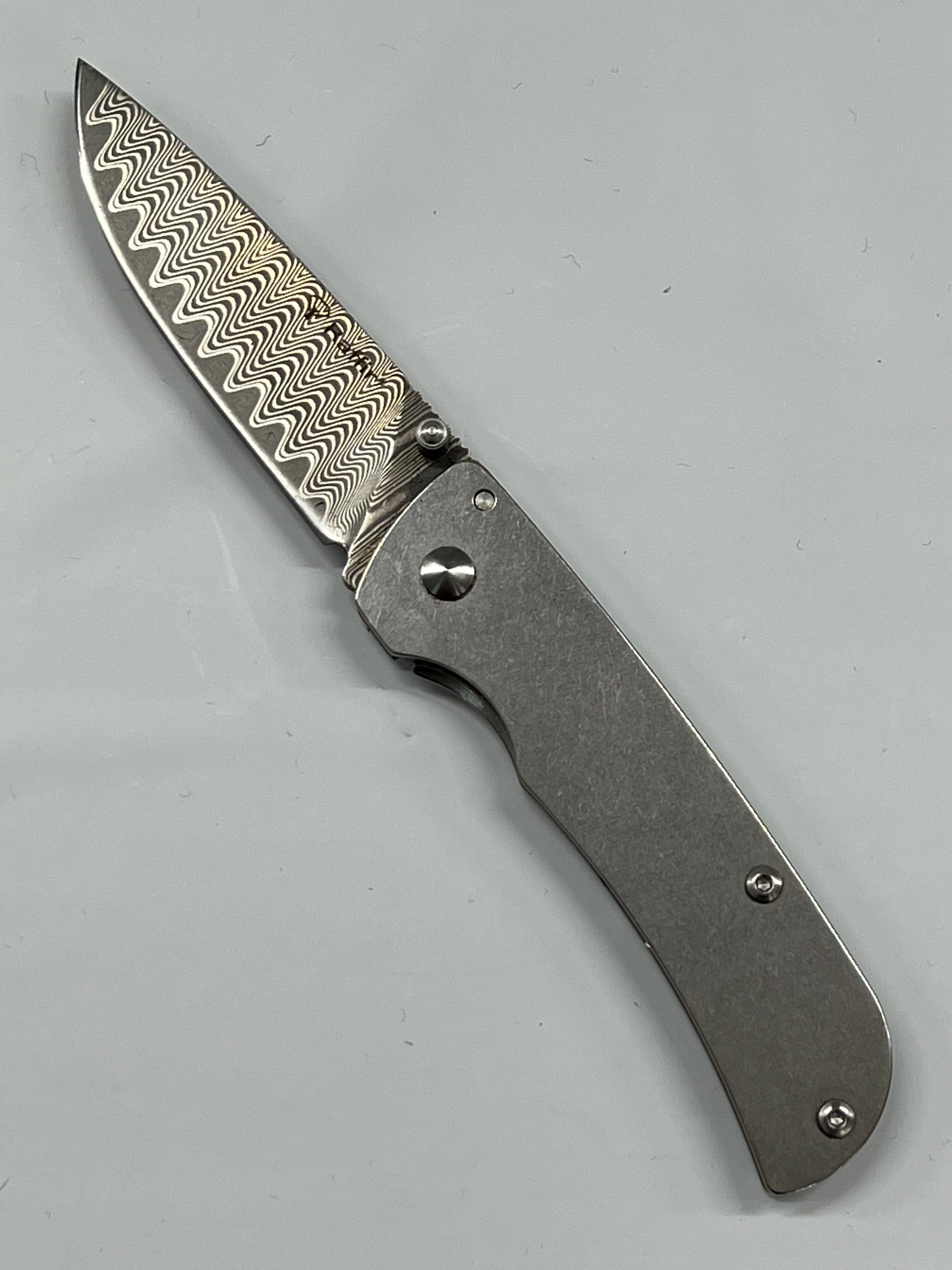 Gentleman Folding knife set Ladder damask