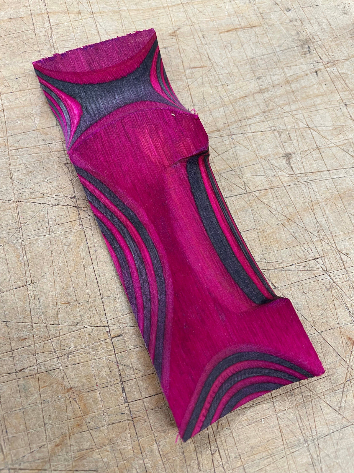 Lawood Blokk - Laminated and colored handle blank