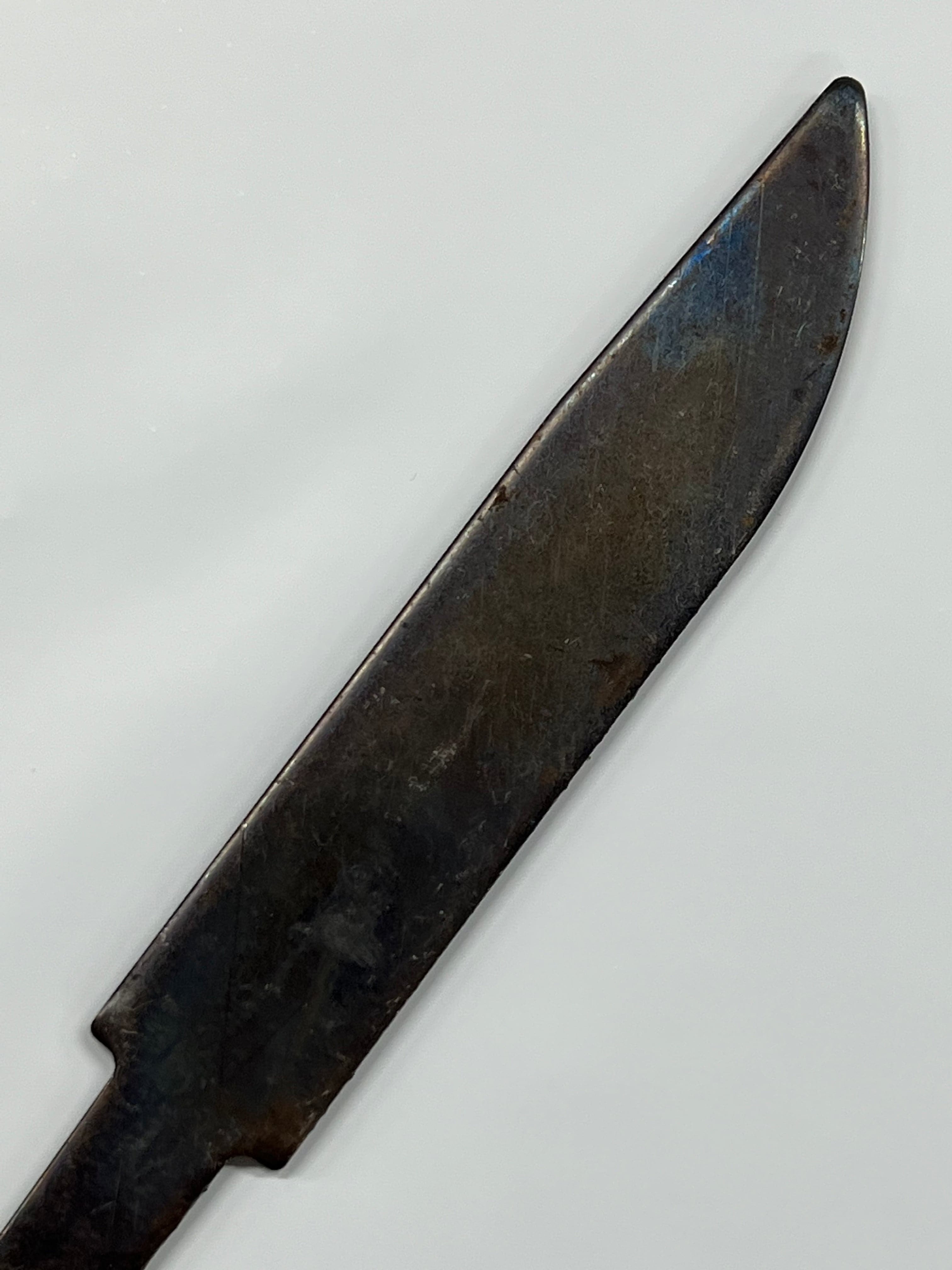 Knife blade blank 90mm Finished Hardened unsharpened