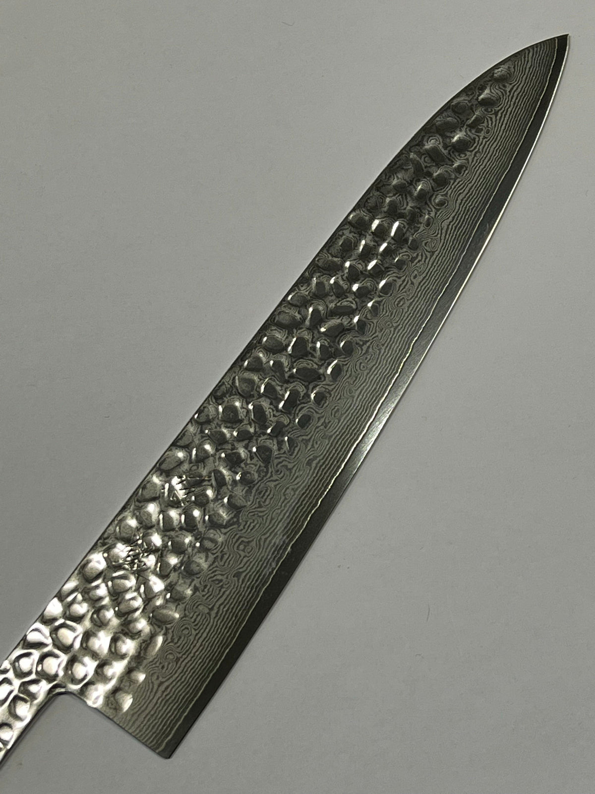 Gyuto 210 VG10 Damask Japanese hand-forged knife blade