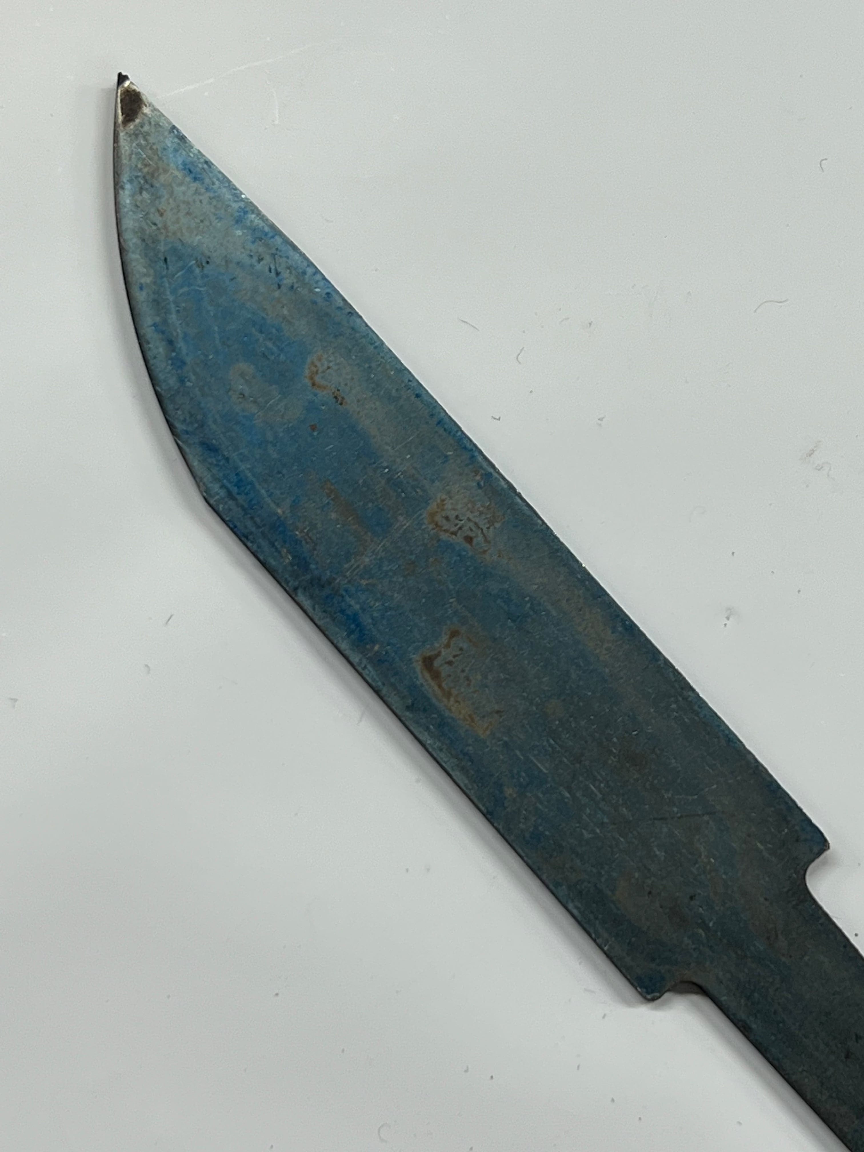 Knife blade blank 80mm Finished Hardened unsharpened