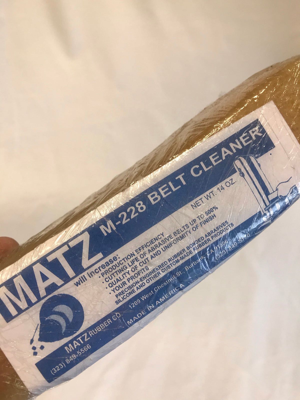 Sanding belt cleaner Eraser