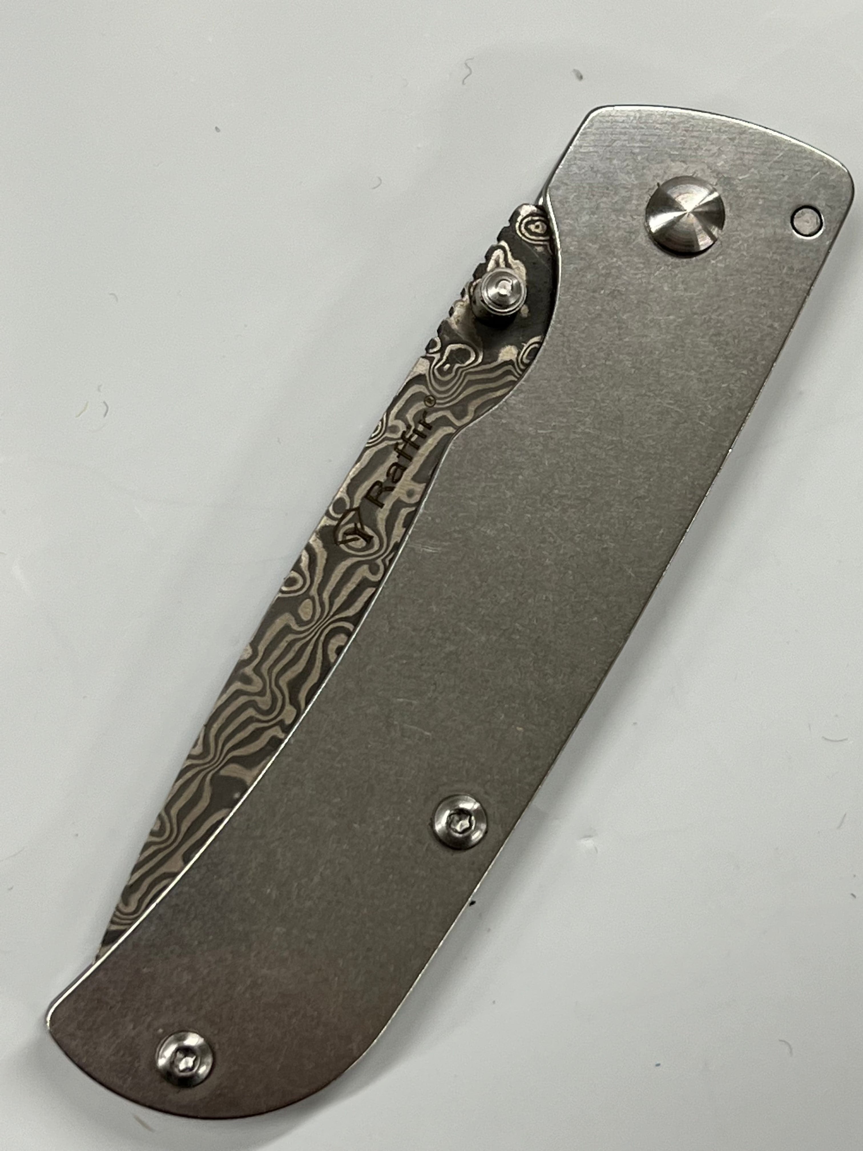 Gentleman Folding knife set Cloud damask
