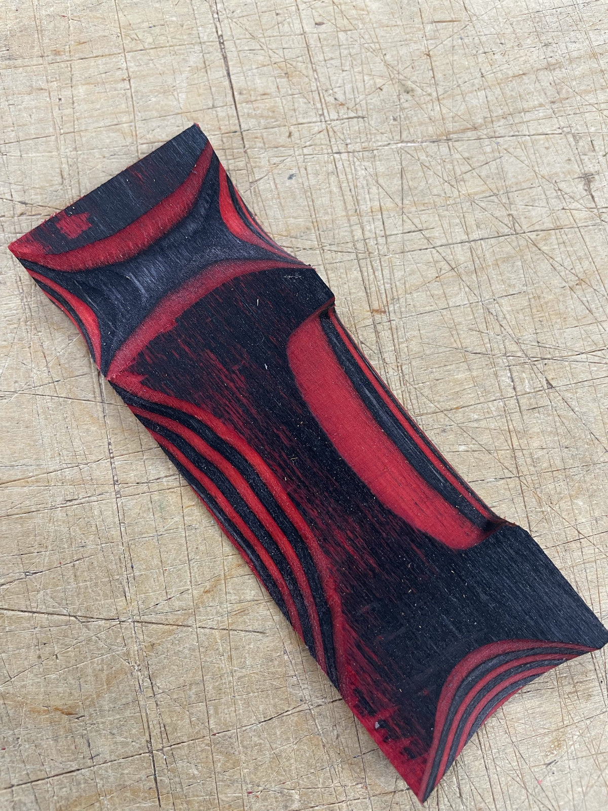 Lawood Plate - Laminated and colored handle blank