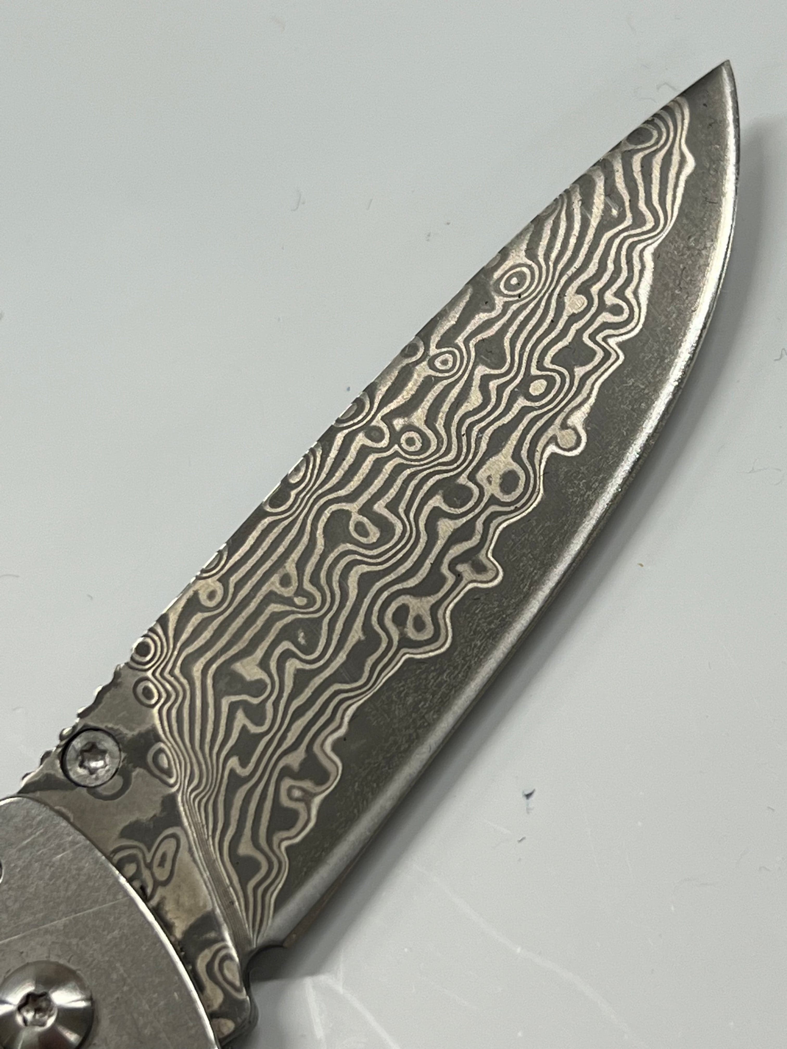 Gentleman Folding knife set Cloud damask