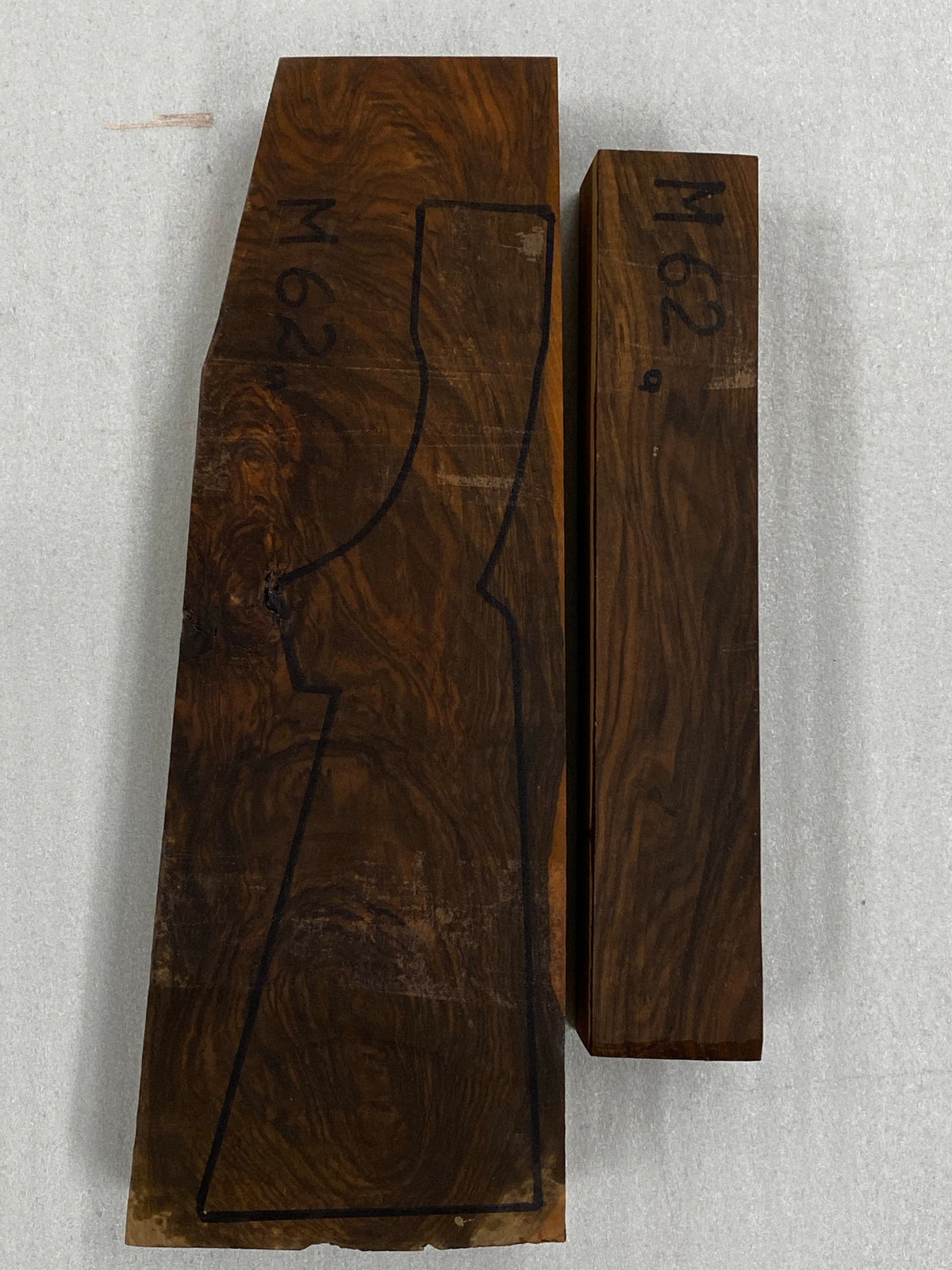 Shotgun Stock Blank Turkish Walnut Grade 4 M-62