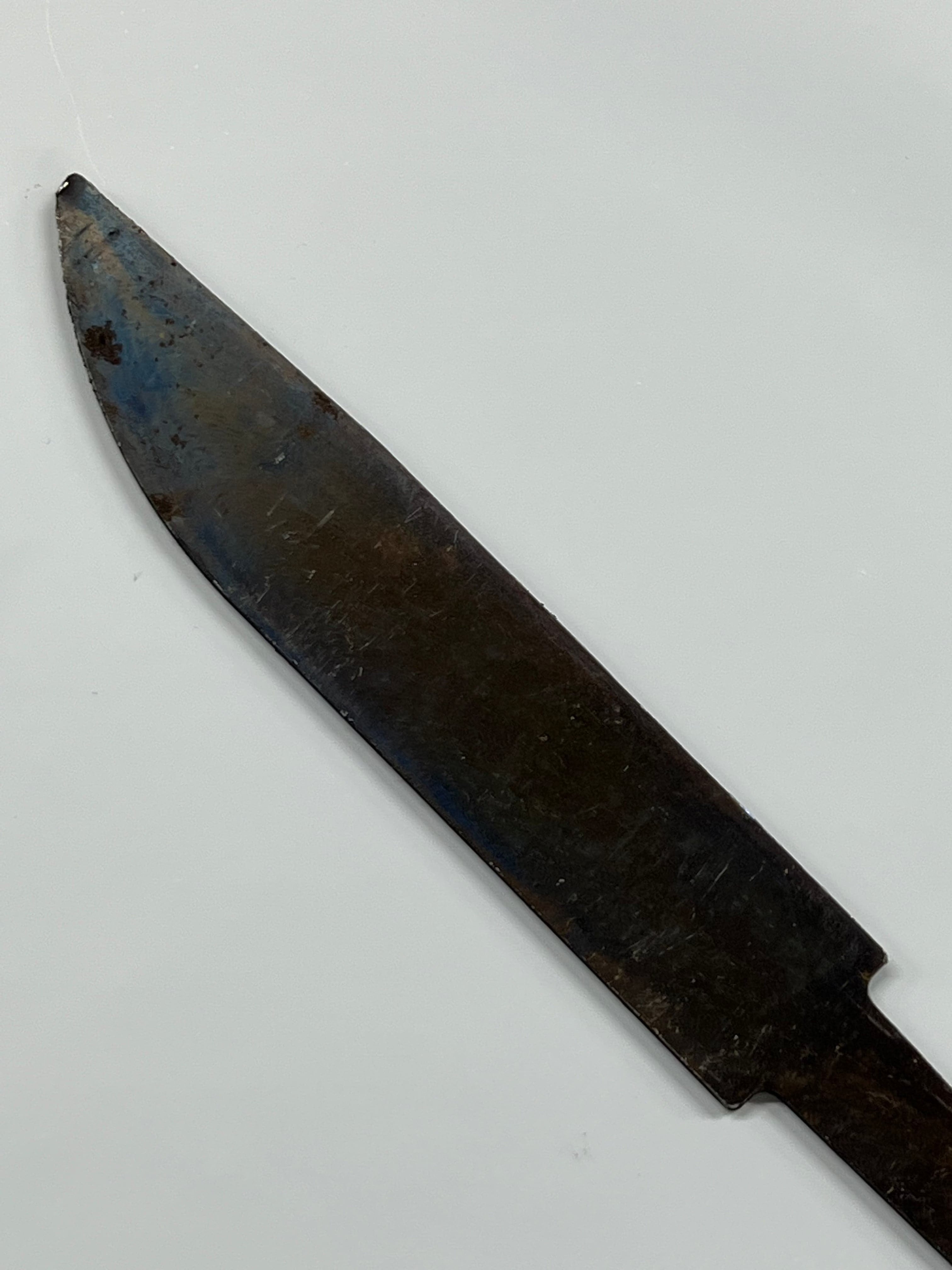 Knife blade blank 90mm Finished Hardened unsharpened