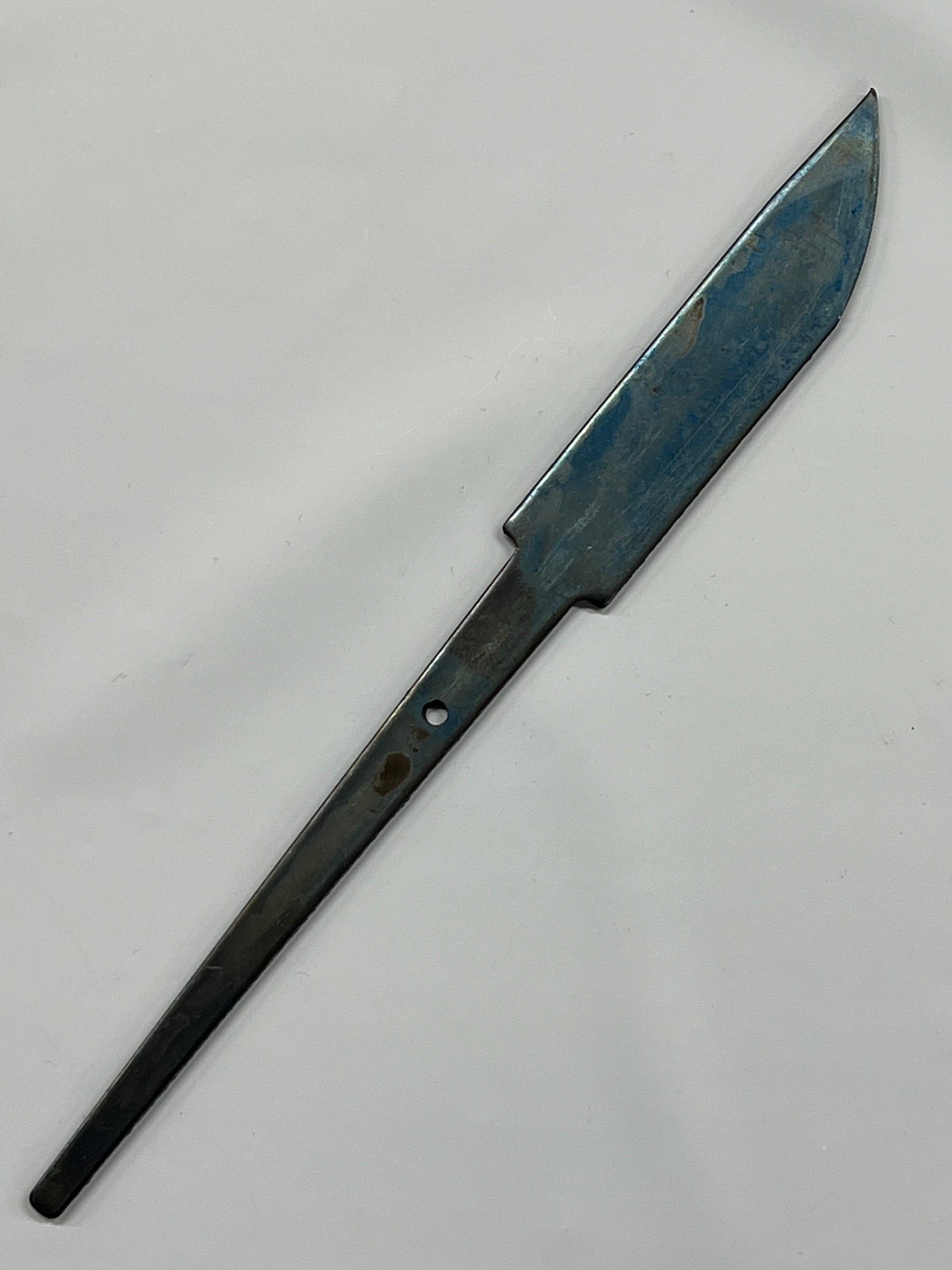 Knife blade blank 80mm Finished Hardened unsharpened