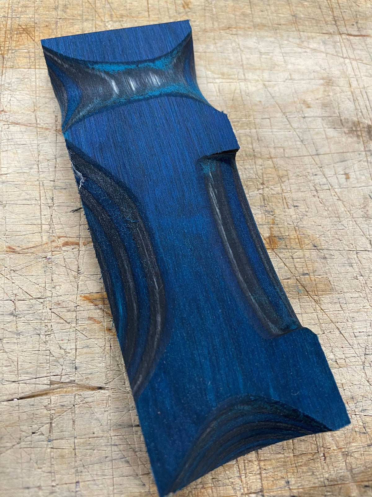 Lawood Blokk - Laminated and colored handle blank