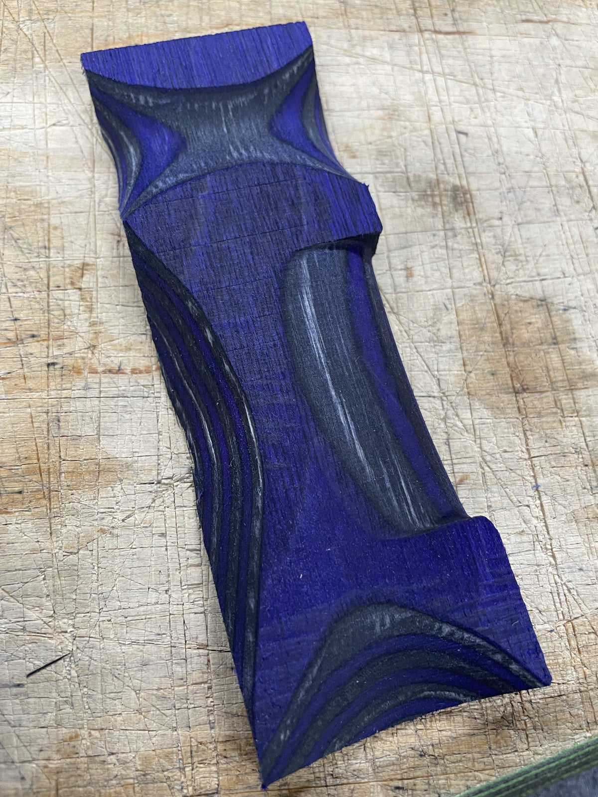 Lawood Plate - Laminated and colored handle blank
