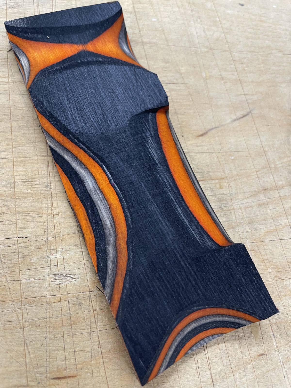 Lawood Plate - Laminated and colored handle blank