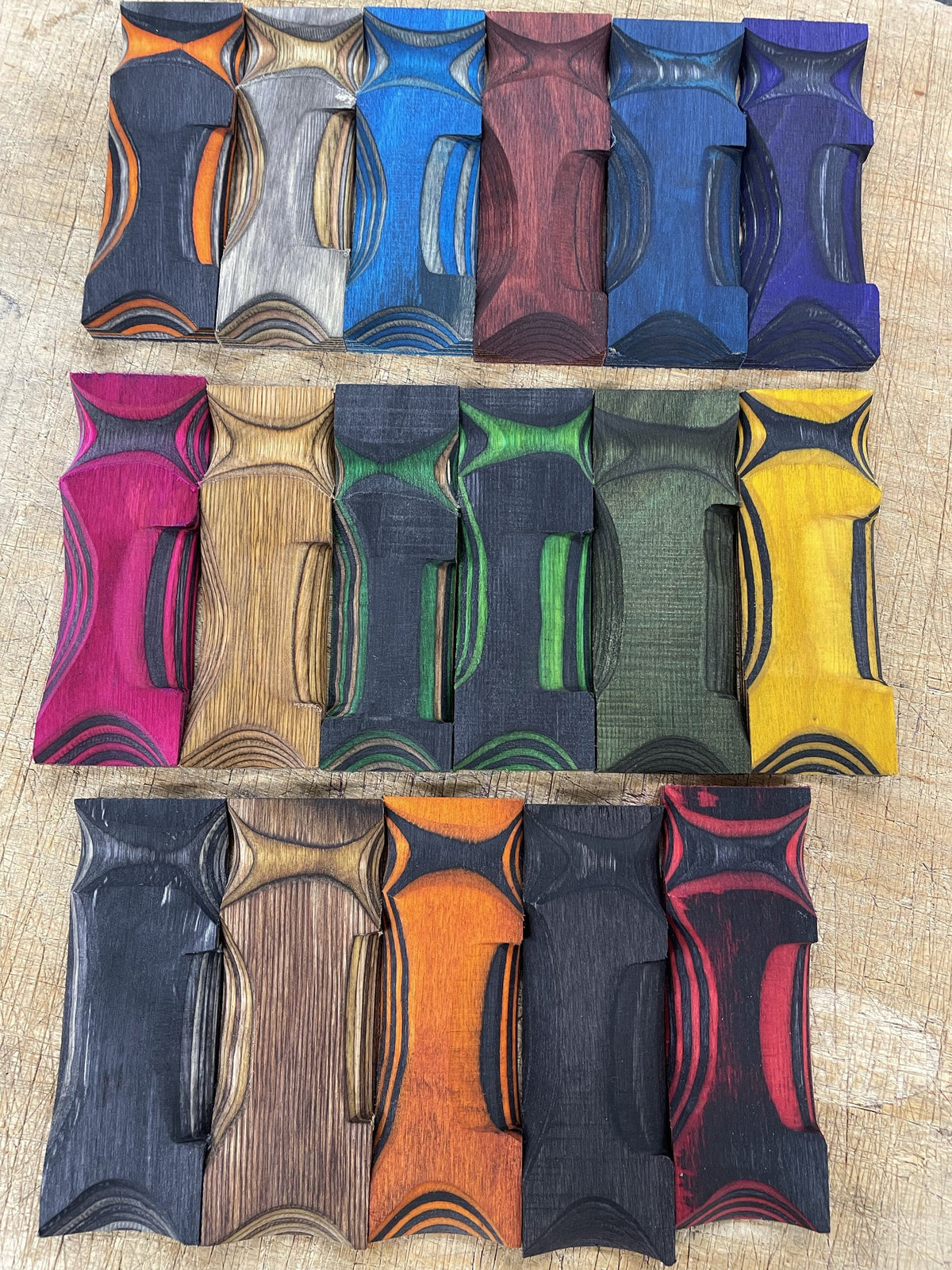Lawood Plate - Laminated and colored handle blank