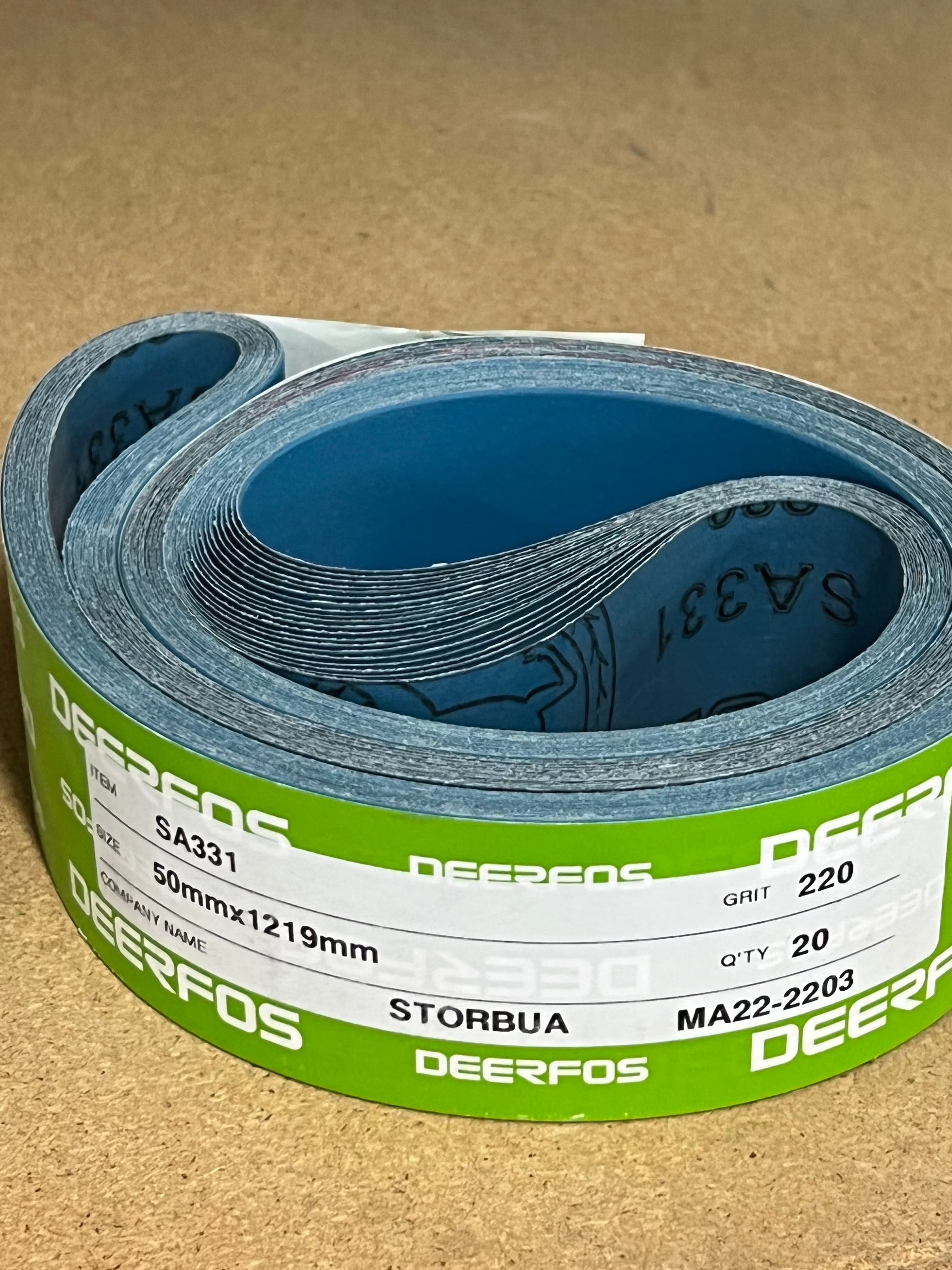Sanding belt 2x48" (50x1219 mm)